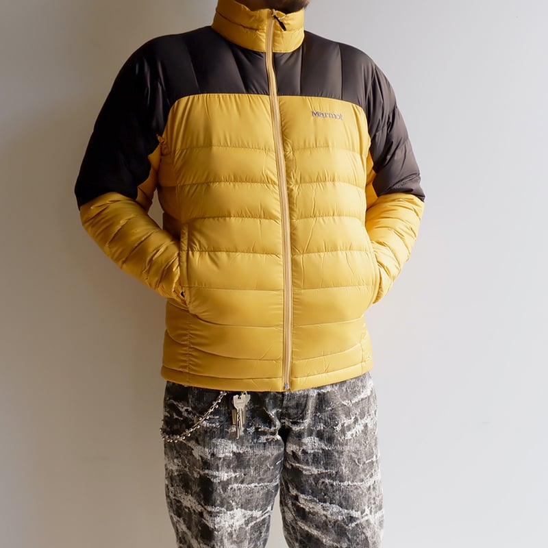 Marmot(マーモット) /750FP Prime Down Jacket/マスタード×ブラ Marmot(マーモット) /750FP Prime Down Jacket/マスタード×ブラ