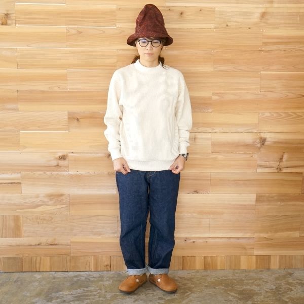 ブルーナボイン　ヨクサルハット　未使用 BRU NA BOINNE (ブルーナボイン)/ ヨクサルハット ストライプ