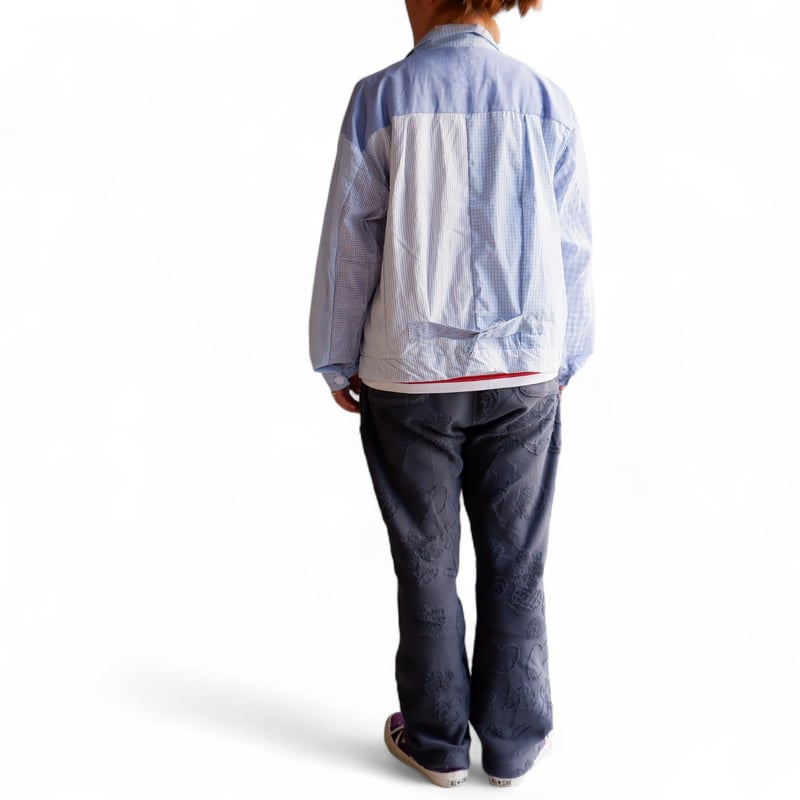 MADE by sunny side up 1st バックワイドシャツジャケット MADE by sunny side up 1st バックワイドシャツジャケット