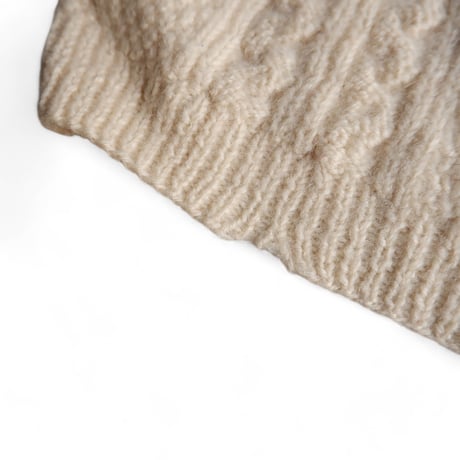 【OLD/VINTAGE】Old Fisherman sweater/natural-1