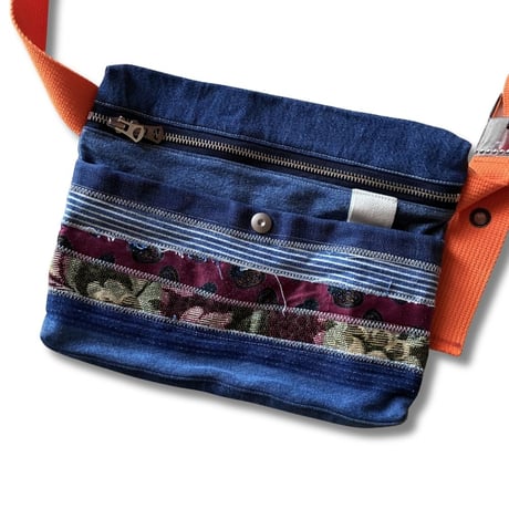mastrkey(マスターキー)×tortoise 別注/ ボディバッグ　Vintage Denim(4)