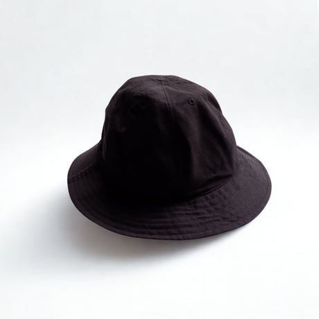 HIGHER(ハイヤー）/ FRENCH OXFORD CINCH BUCKLE HAT / Black