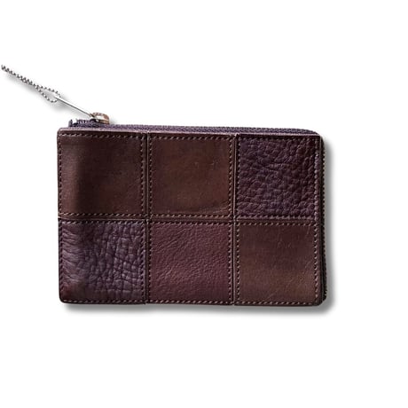yes crafts（イエスクラフツ）/SQUARE CARD CASE/ブラウン