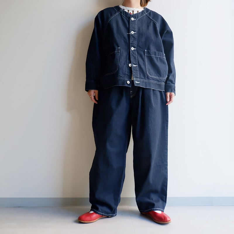 ARTE POVERA ノーカラー デニムジャケット ARTE POVERA アルテポー