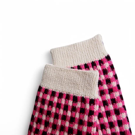 ROTOTO(ロトト)/GINGHAM CHECK SOCKS