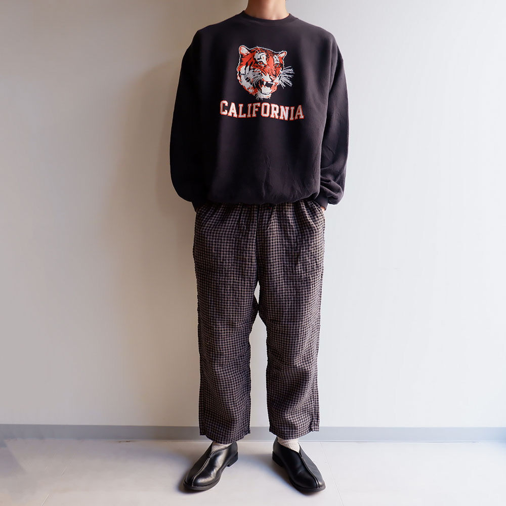 美品】 ティグルブロカンテ ギンガムチェック チュニック シルク