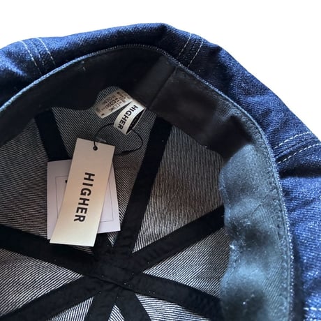 HIGHER(ハイヤー）/SELVEDGE DENIM WIDE BERET /ONE WASH