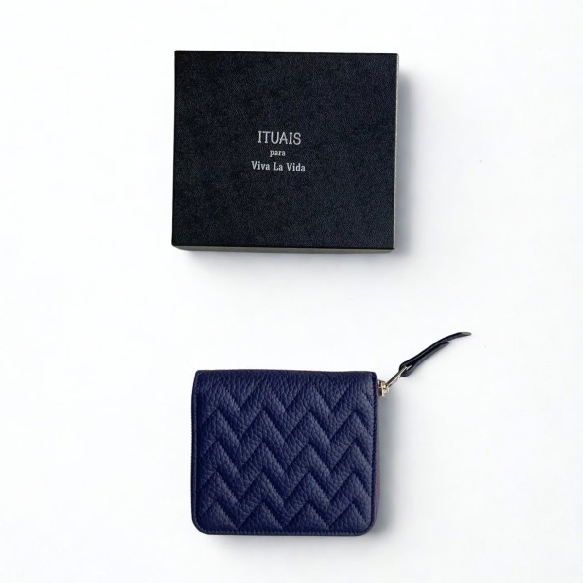 ITUAIS(イトゥアイス)/RO-RO WALLET SHORT/ZIGZAG/Blue p