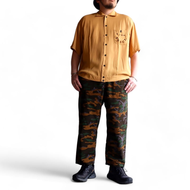 TIGRE BROCANTE (ティグルブロカンテ)/teamTIGREボーリングシャツ/Mu