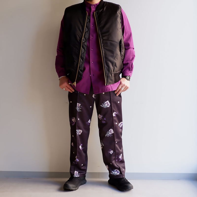 BRU NA BOINNE (ブルーナボイン) /将棋トラックパンツ/Black | TORT 