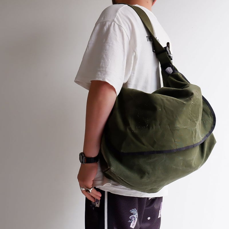 MADE by Sunny Side Up アーミーメッセンジャーバッグ REMAKE ARMY MESSENGER SUNNY SIDE UP-OIKOS 毎日を楽しく豊かに