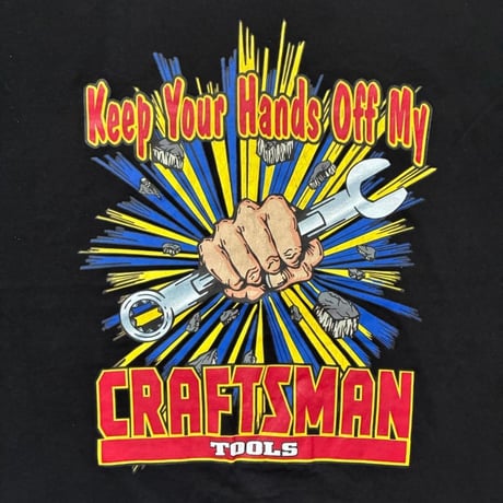 【From USA】90s old/vintage「CRAFTSMAN」Print Tee / used/古着