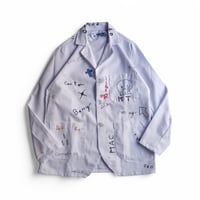 THRIFTY LOOK (スリフティールック)/MEMORIAL WHITE COUNTER COAT EMBROIDERY