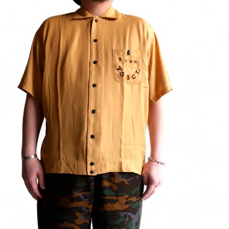 TIGRE BROCANTE (ティグルブロカンテ)/teamTIGREボーリングシャツ/Mustard