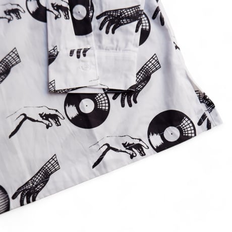 【O.K./オーケー】CREATION OF VYNIL COTTON L/S SHIRTS/WHITE