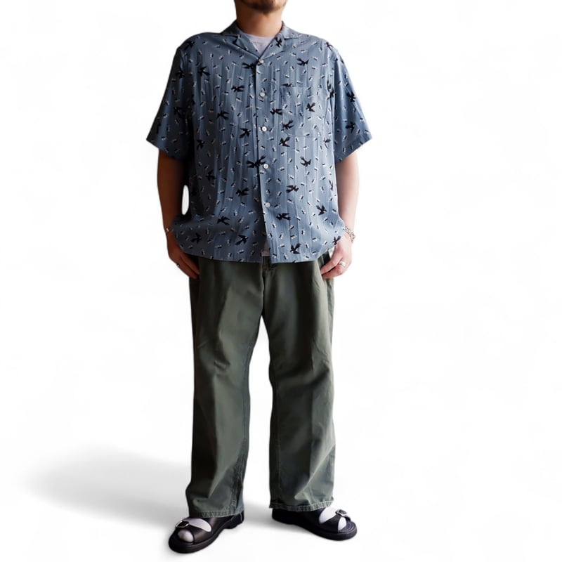BRU NA BOINNE ブルーナボイン アロハシャツ　深海魚柄　タコ　イカ SALE 30%OFF】[4550]BRU NA BOINNE(ブルーナボイン) シャドー