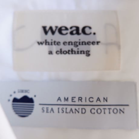 weac.（ウィーク）/CASUAL DRESS SHIRTS /シーアイランドコットン/ホワイト