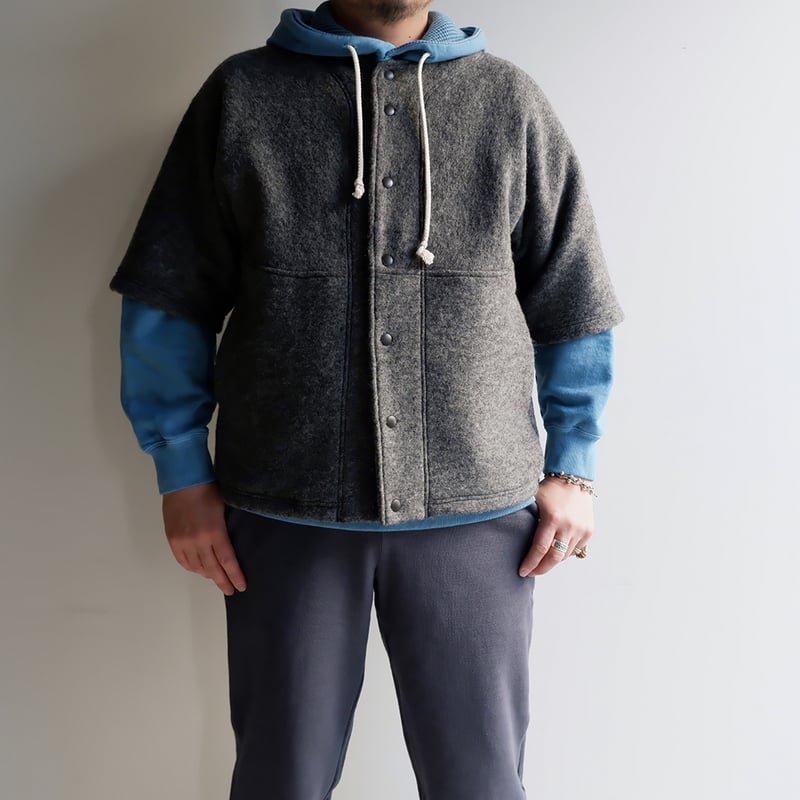 Wool Watch Shirt グレー Jackman