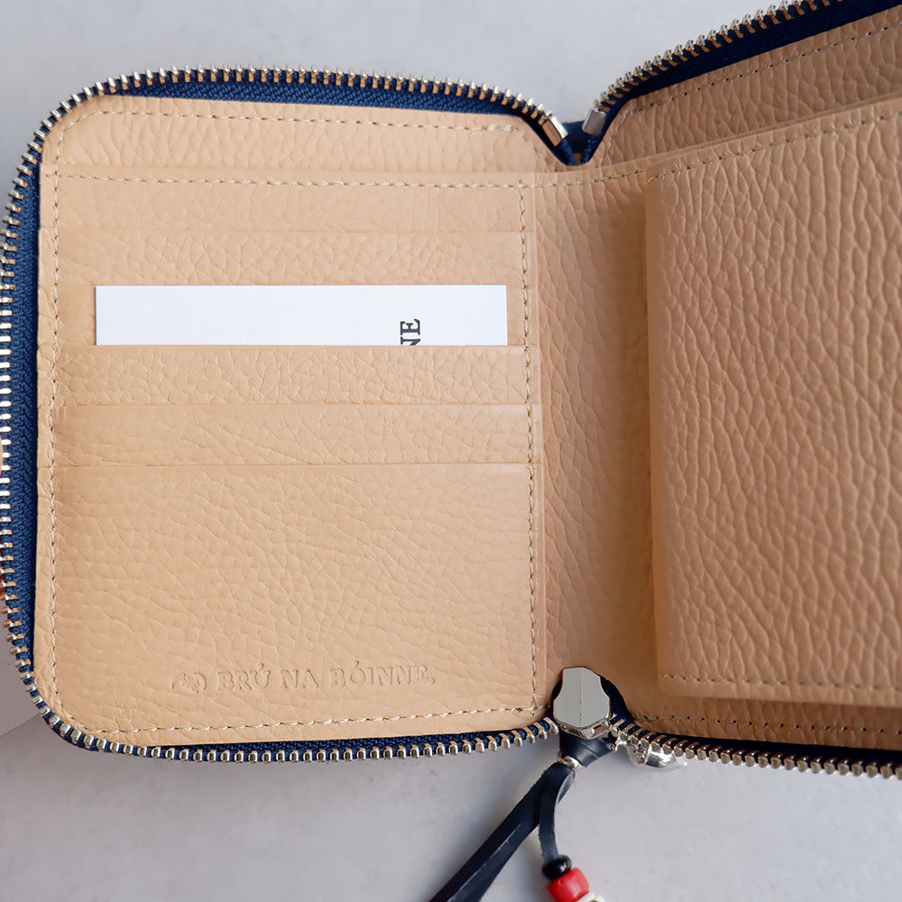 BRU NA BOINNE( ブルーナボイン)/インディゴパイソンミドルウォレット