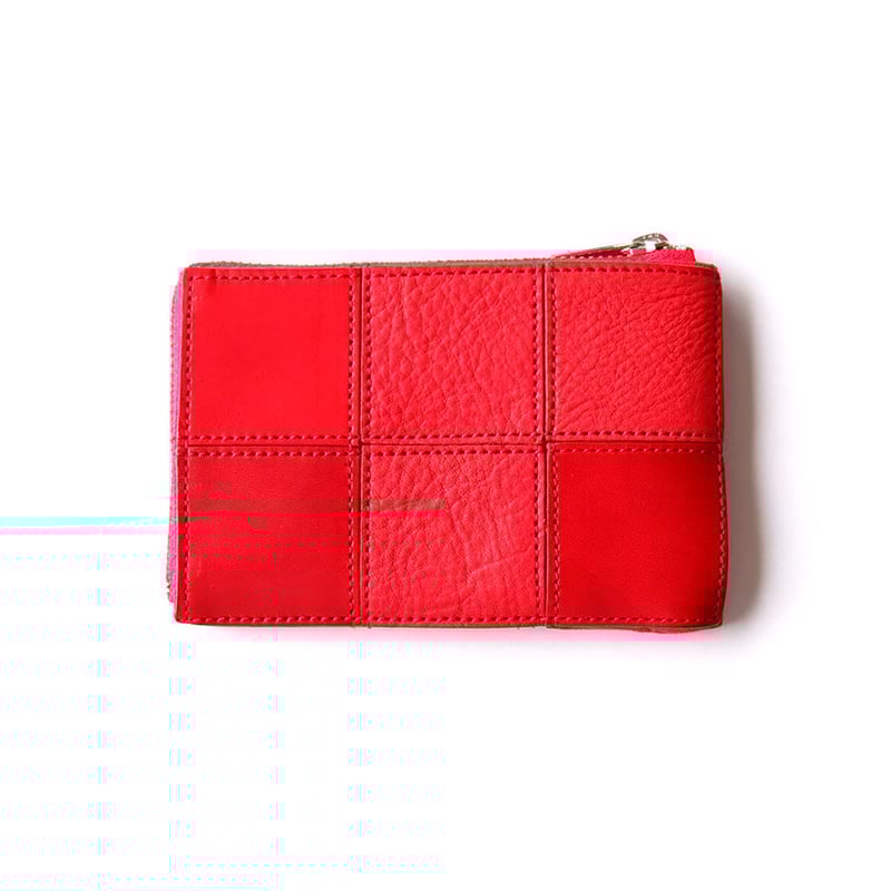 yes crafts（イエスクラフツ）/SQUARE CARD CASE/red | TORT