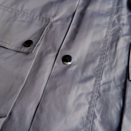 【OLD/VINTAGE】From Euro/Nylon vest/used/gray