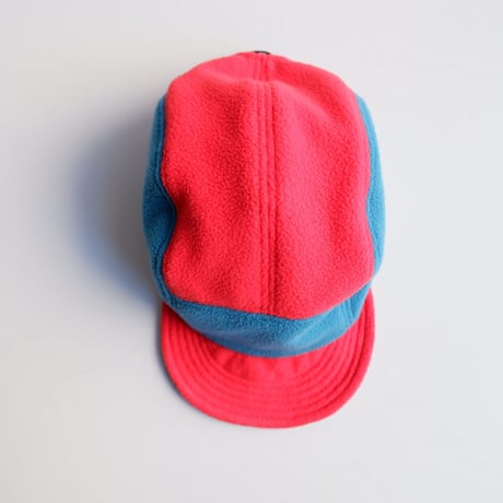HIGHER(ハイヤー）/ フリースJEA CAP /Turquoise×Red