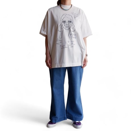 TIGRE BROCANTE (ティグルブロカンテ)/Flower Lady Massive T/White