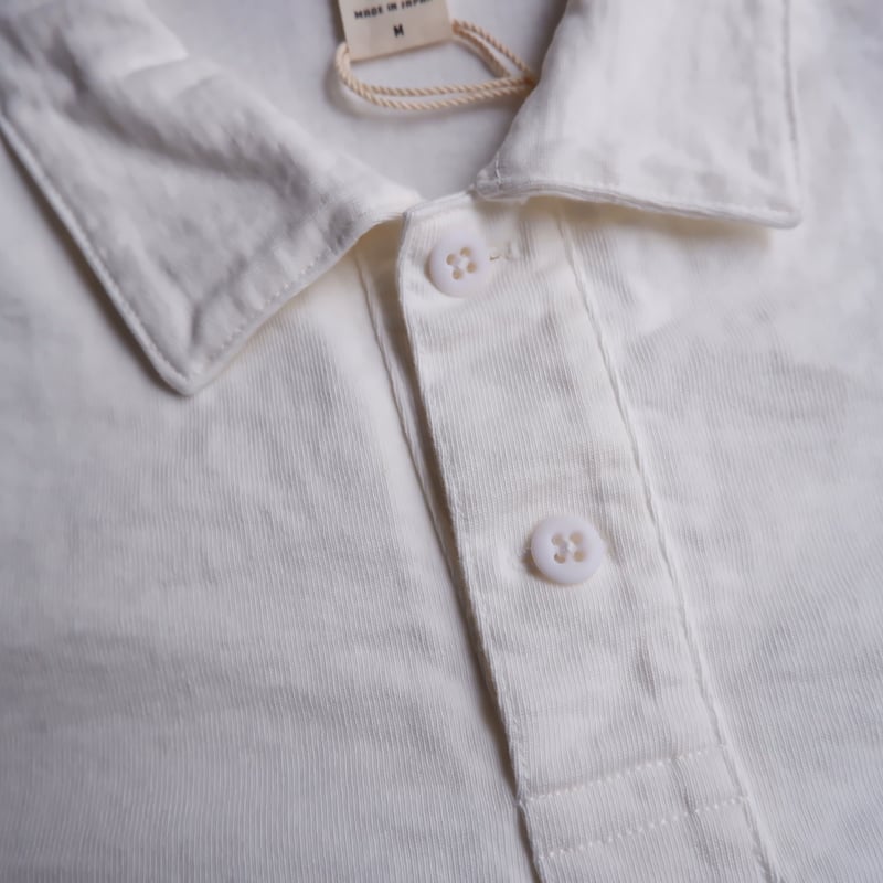 美品 Jackman Dotsume Owners Polo オフホワイト L Jackman（ジャックマン）の「Dotsume Owners Polo（ポロシャツ