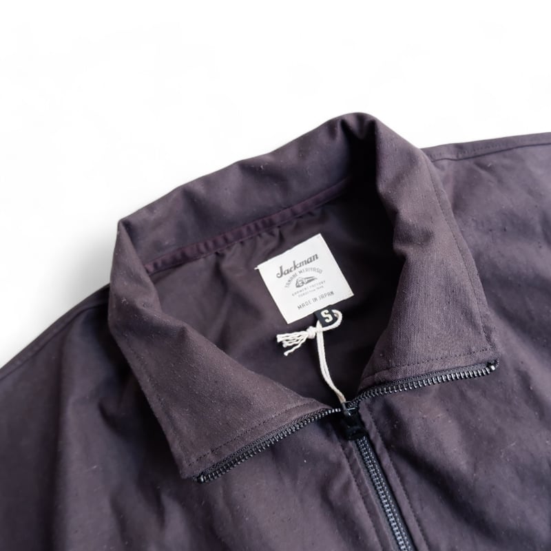 Jackman(ジャックマン）/Back Nep Bullpen Jacket/07-Blac