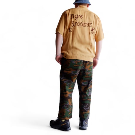 TIGRE BROCANTE (ティグルブロカンテ)/teamTIGREボーリングシャツ/Mustard