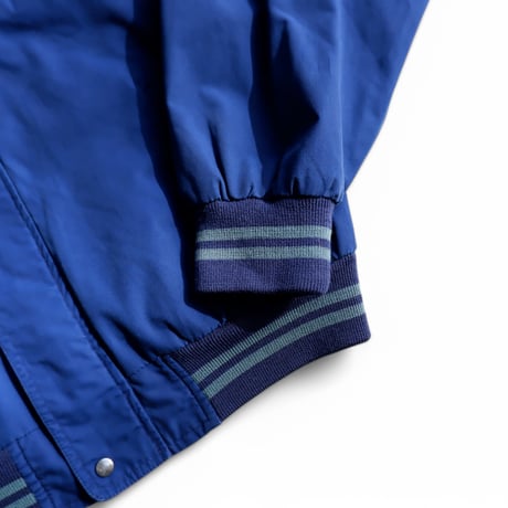 【OLD/VINTAGE】From Euro cotton blouson/used/Blue