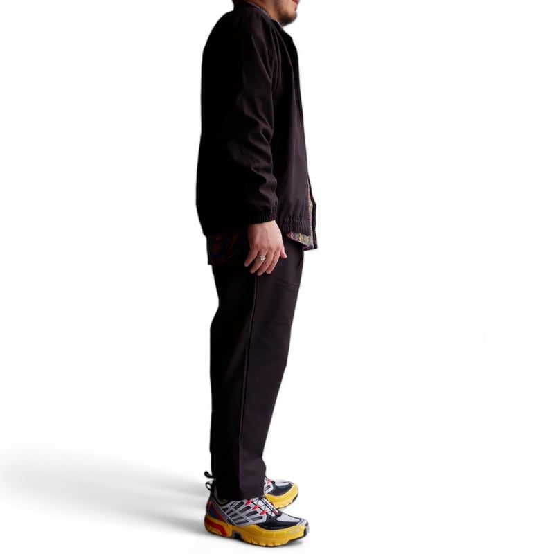 Jackman(ジャックマン）/Back Nep Bullpen Jacket/07-Blac