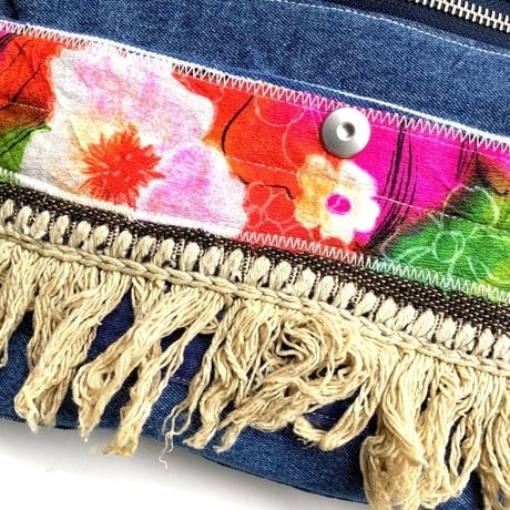 mastrkey(マスターキー)×tortoise 別注/ ボディバッグ　Vintage Denim(3)