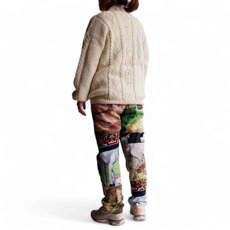 【OLD/VINTAGE】Old Fisherman sweater/natural-6