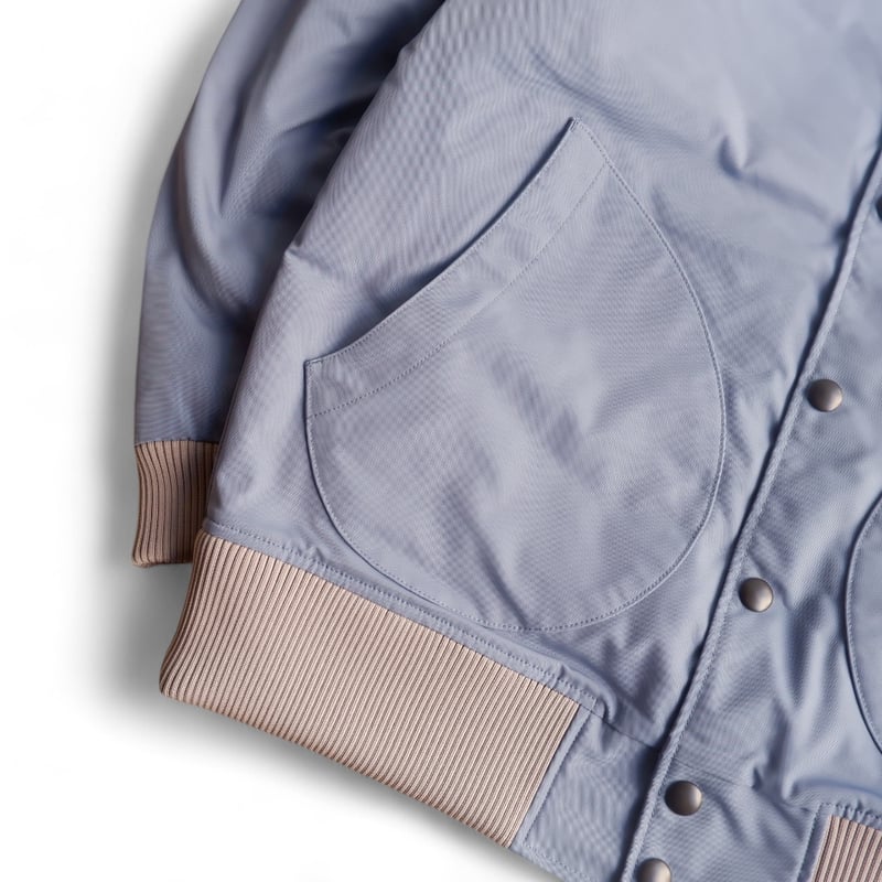 Jackman ブラウン ウールジャケット Jackman(ジャックマン）/Melton Award Jacket/Sepia | TOR