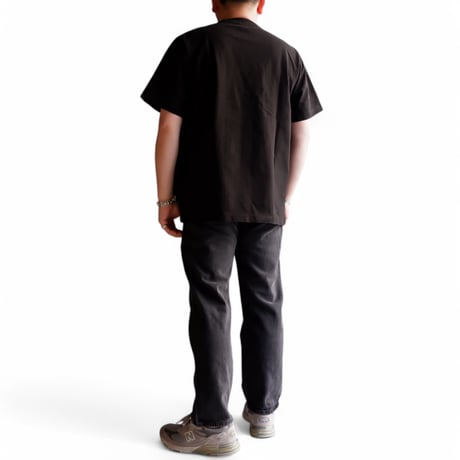 Jackman(ジャックマン）/Dotsume Pocket T-Shirt/07:Black