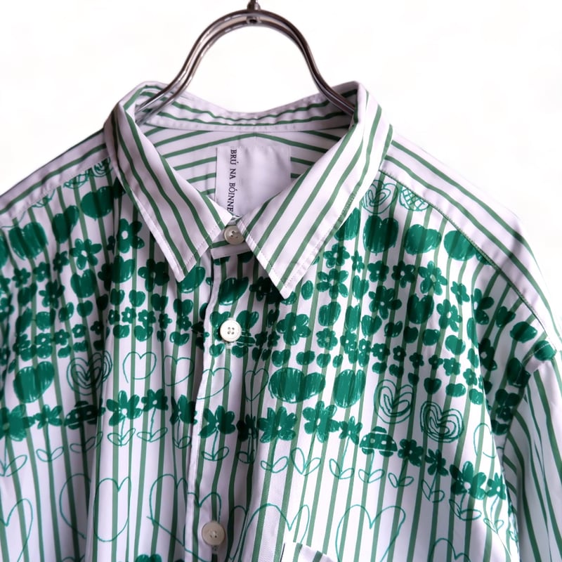 BRU NA BOINNE (ブルーナボイン)/ストライプルーラブーラシャツ2号