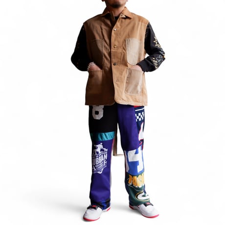MADE by sunny side up(サニーサイドアップ)/Re Coverall Vest /Duck