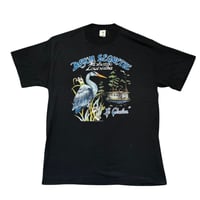 【From USA】old/vintage 1989s「BAYOU SEGNETTE」  Print Tee /used /古着