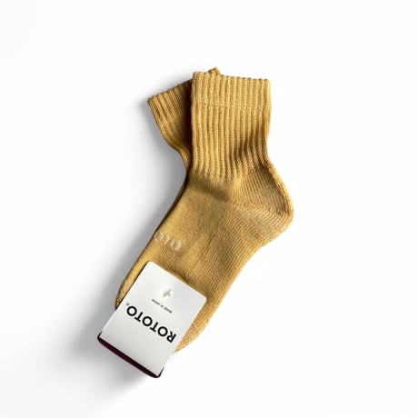 ROTOTO(ロトト)/EVERYDAY PILE MINI CREW SOCKS