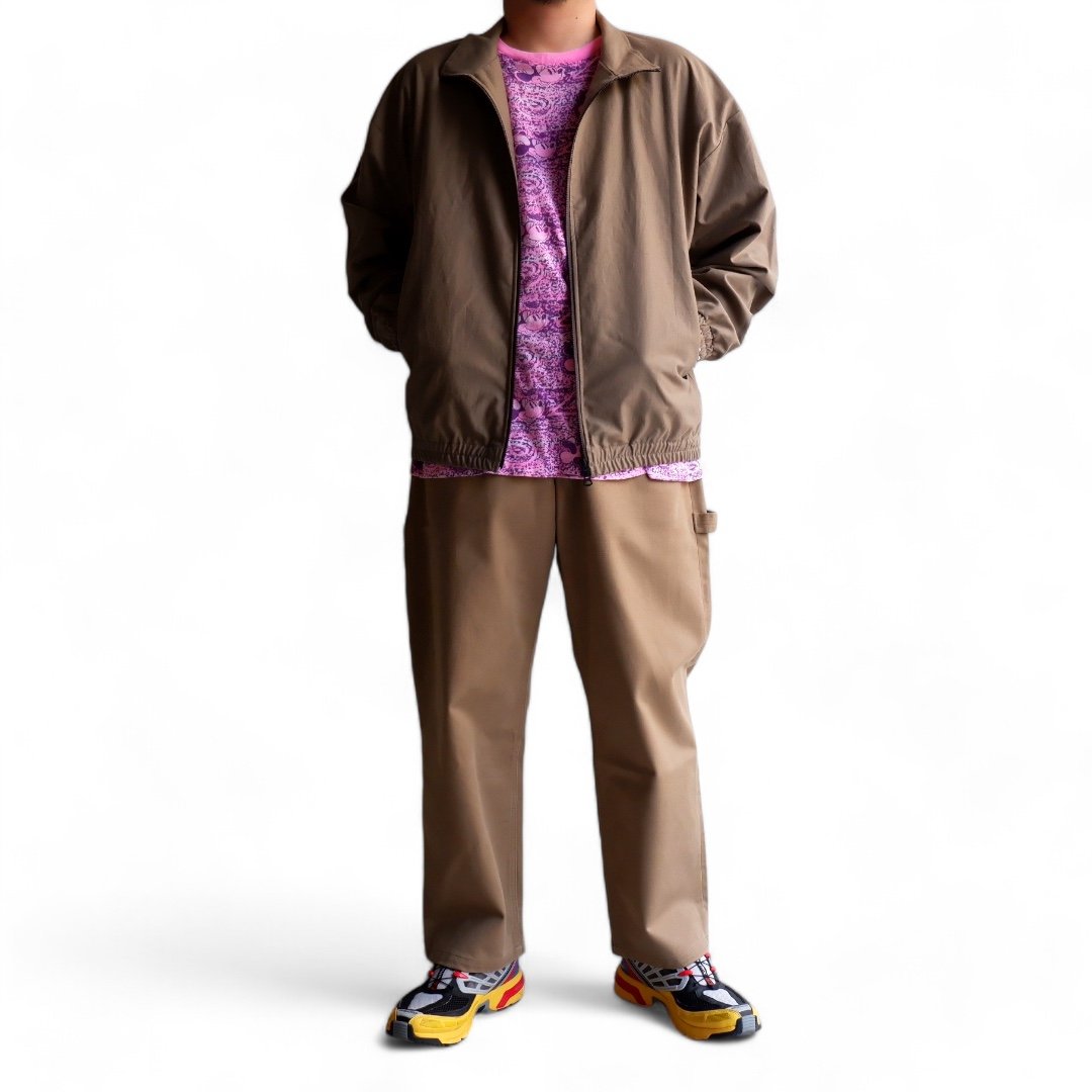 Jackman(ジャックマン)/Back Nep Bullpen Jacket/38-Sepi Jackman(ジャックマン)/Back Nep Bullpen Jacket/38-Sepi