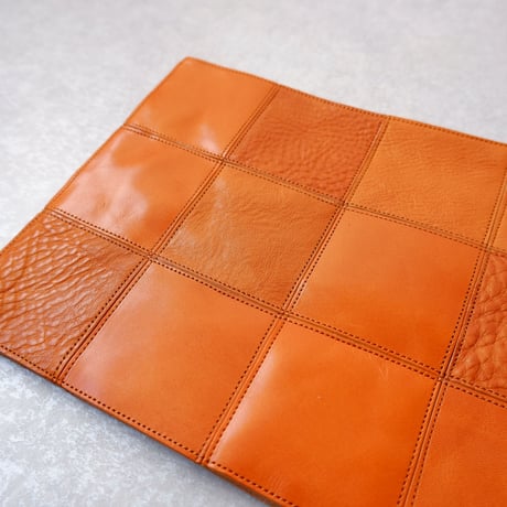 yes crafts/SQUARE POUCH-（L） / スクエア ポーチL/ camel-2