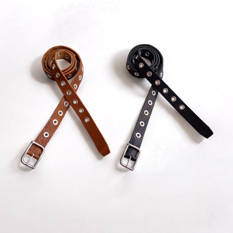 BRU NA BOINNE(ブルーナボイン)/モアホールベルト/ブラック | TORTOISE