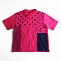 TIGRE BROCANTE (ティグルブロカンテ)/Re dot T-shirt mix China S/S Tee/pink