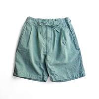 catta(カッタ)/BAGS EASY SHORT PANTS-SEERSUCKER GINGHAM/GREEN