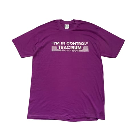 【From USA】old/vintage 「I’m in Control」  Print Tee / used / 古着