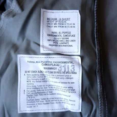 【From USA】US AIR FORCE /DIGITAL TIGER CAMOFLOUGE GORE-TEX JACKET /M-XS