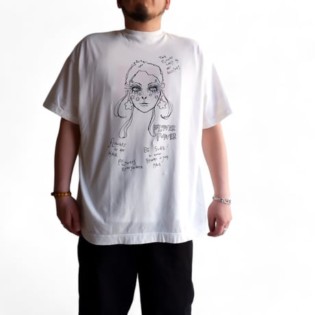 TIGRE BROCANTE (ティグルブロカンテ)/Flower Lady Massive T/White