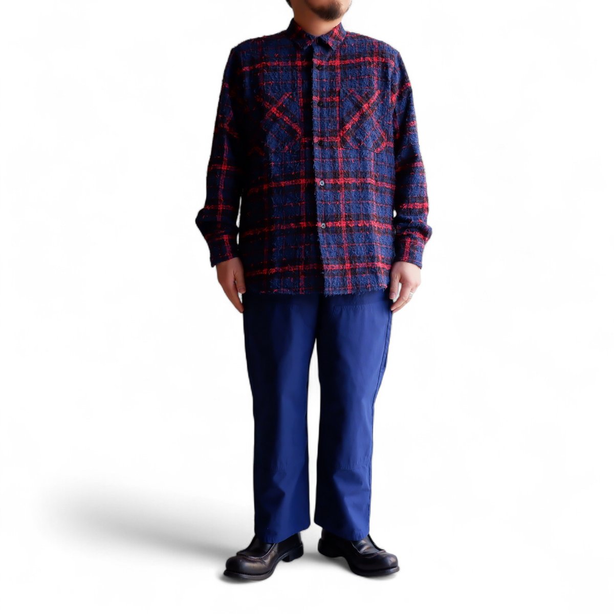 ニック様専用 naptime チェックシャツ ブルー nap timeブルーチェック