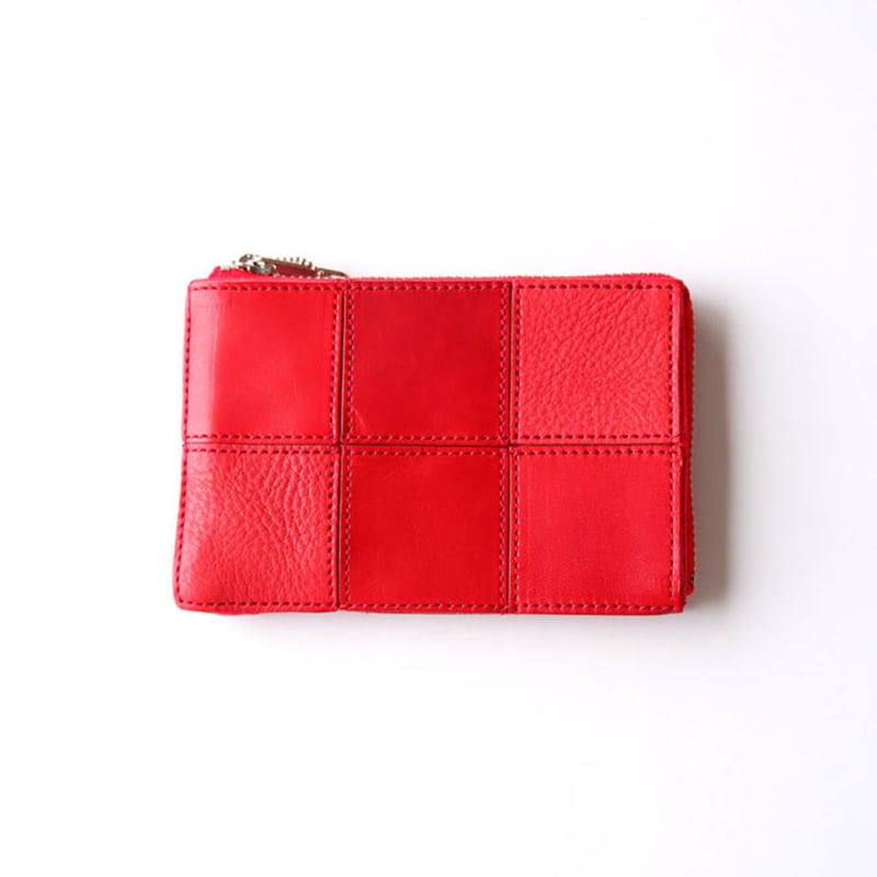 yes crafts（イエスクラフツ）/SQUARE CARD CASE/red | TORT
